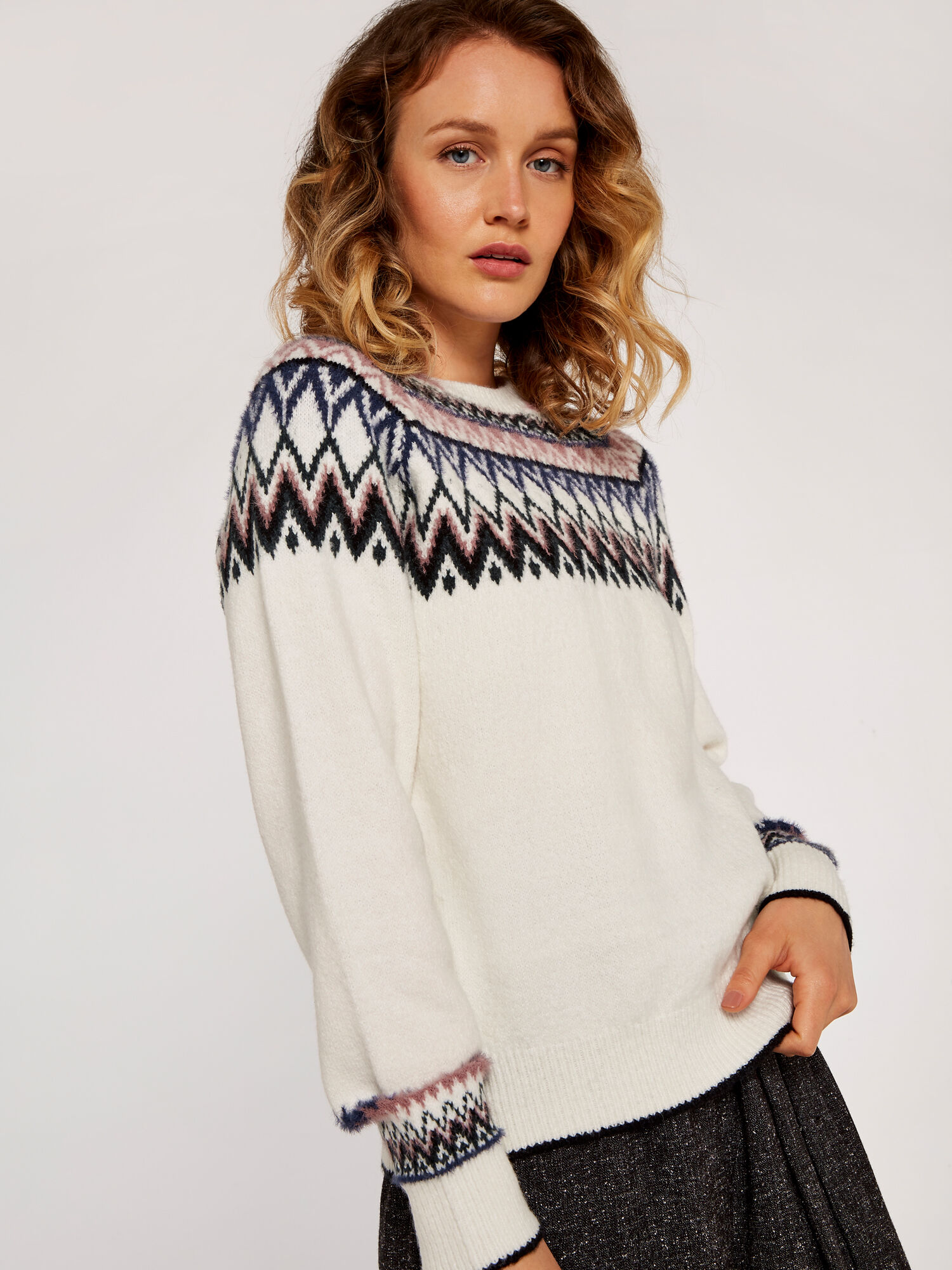 Cream fairisle cheap jumper