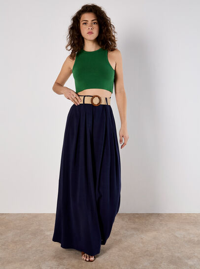 Racer Knitted Crop Top