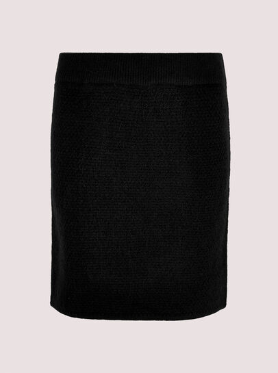 Boucle Knitted Mini Skirt