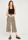 Cheetah 3 Btn Pleated Culottes, Stone - Beige, large