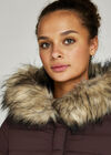 Reversible Puffer Jacket, Burgundy, large