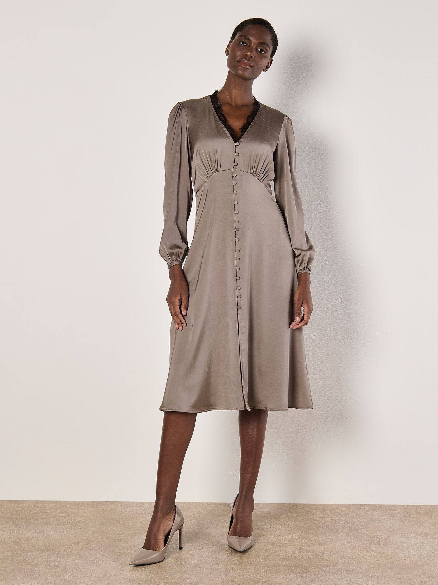 Robe mi longue grise cheap