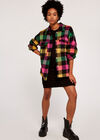 Gingham Shacket, Green, large