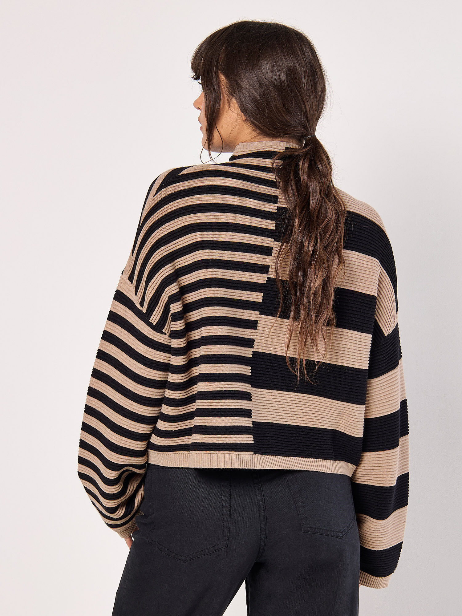 Topshop ottoman crop sweater hot sale