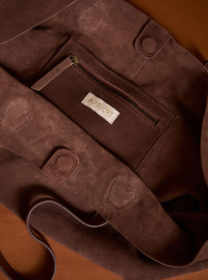 Soft Suede Large Tote Bag