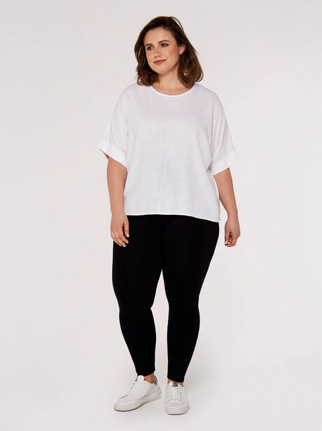 Curve High-Waist Ponte Trousers