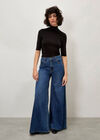 Zana Wide Leg Jeans, Blue, large