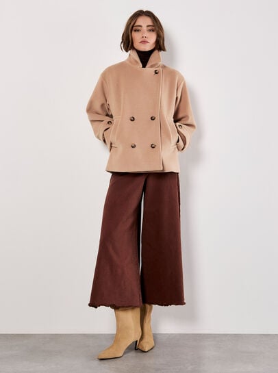 Tailored Short Peacoat Jacket