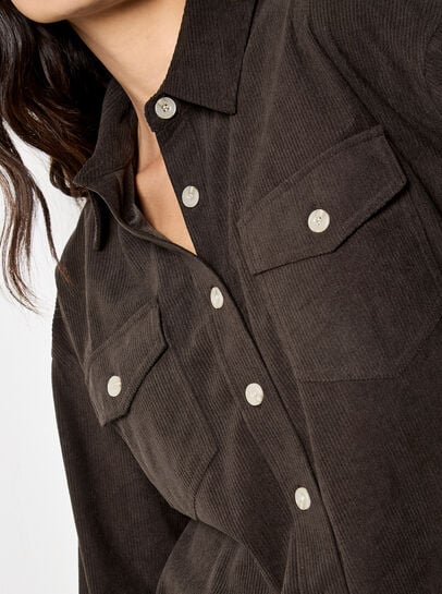 Oversized Cord Shirt