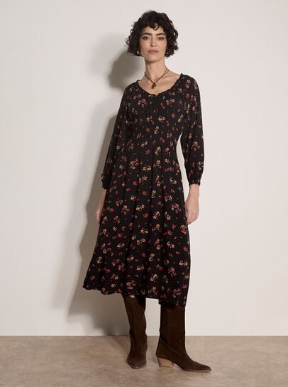 Floral Midi Dress
