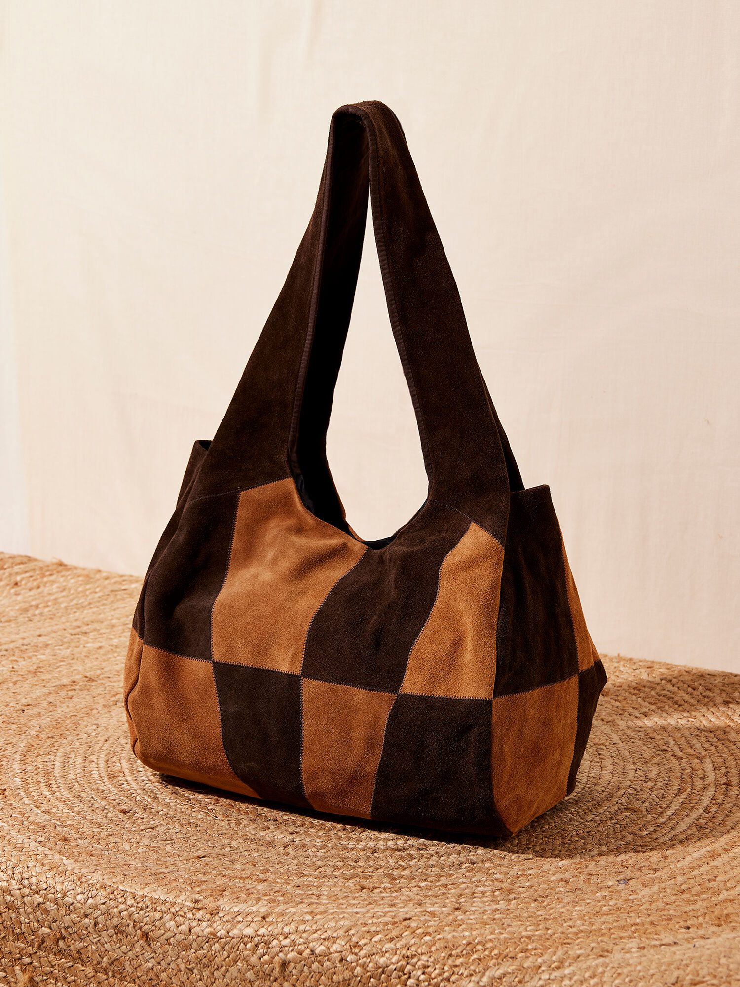Patchwork hobo bag best sale