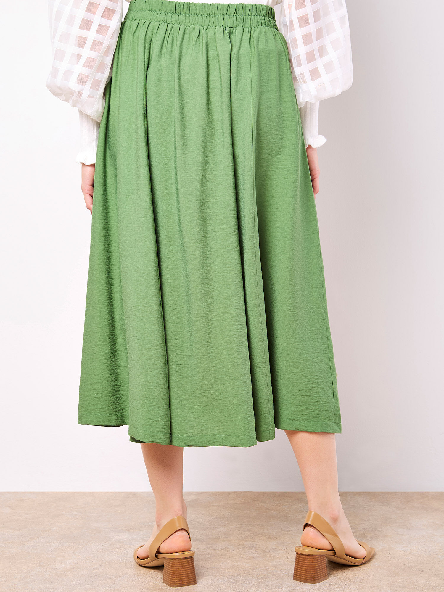 【INCHANT ME】Lipton Pleats Midi Skirt INCHANT ME(インチャントミー) - リプトンプリーツミディ丈