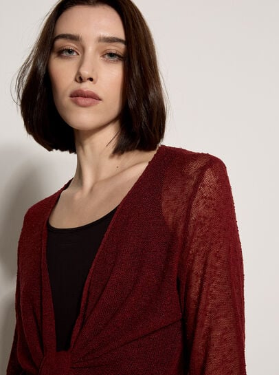 Lightweight Sheer Knitted Shrug