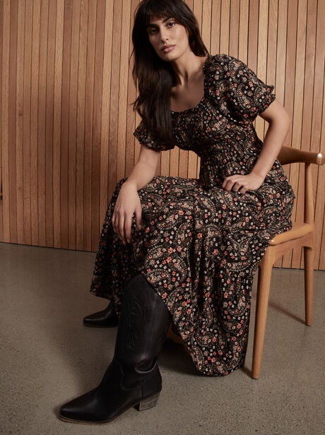 Tall Leather Cowboy Boots