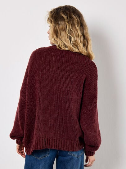 Embroidered Daisies Jumper