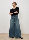 Zoe Palazzo Jeans, Blue, large