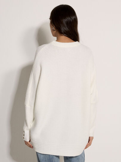 Chevron Knit Batwing Jumper