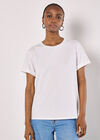 Cotton Modal T-Shirt, White, large