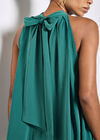 Soft Pleat Tunic Top, Teal, large