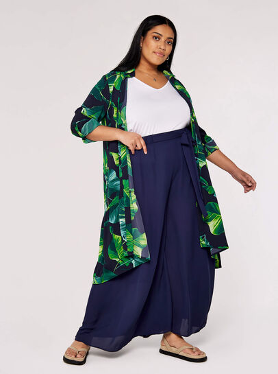 High Waisted Palazzo Trouser