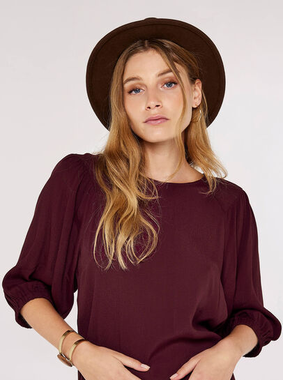 Puff Sleeve Jersey Top
