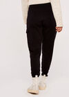 Knitted Cargo Jogger, Black, large