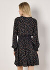 Ditsy Floral Mini Dress, Red, large