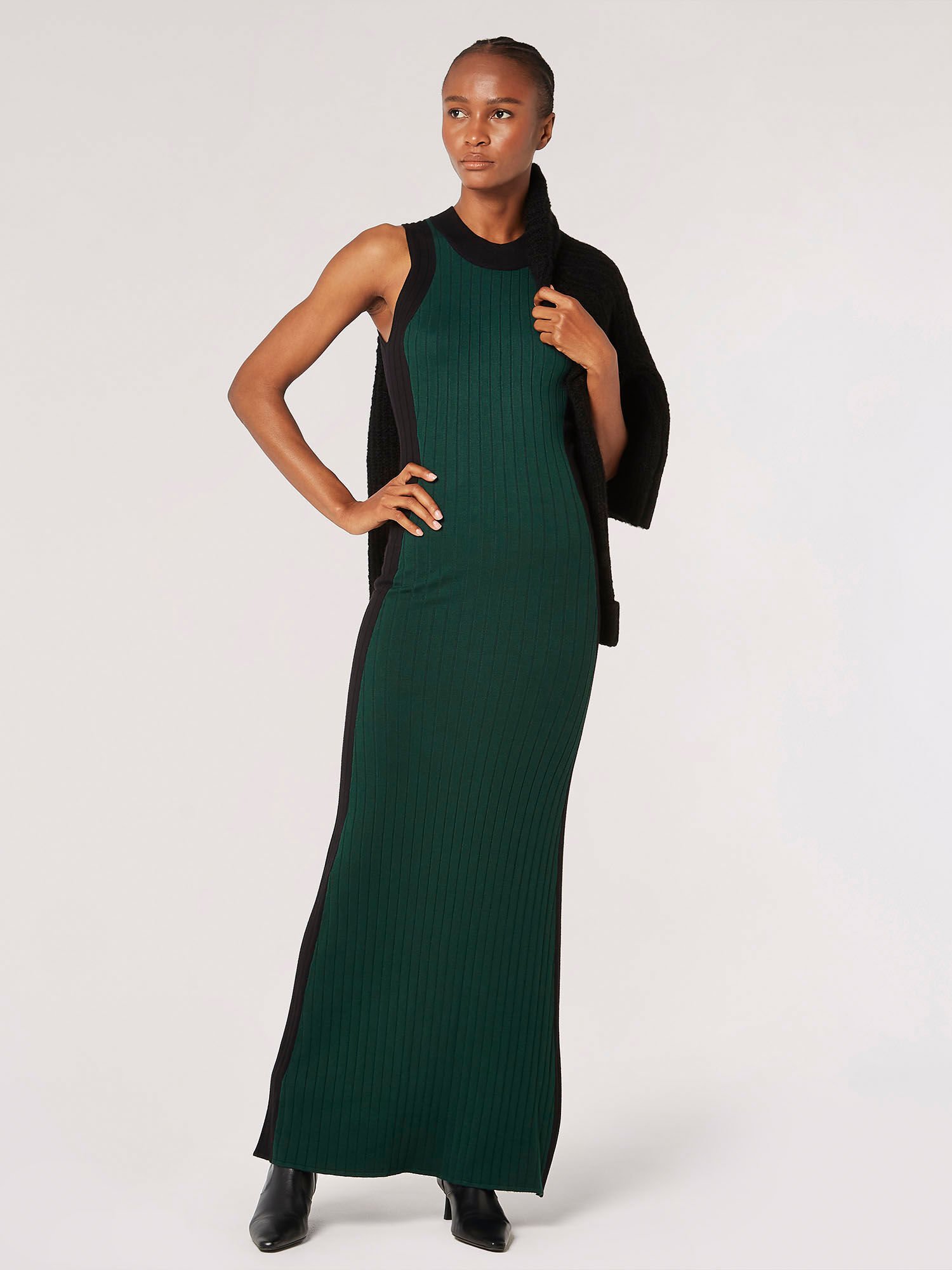 Robe longue cotelé top