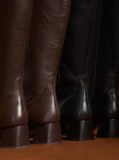 Tall Heeled Chelsea Boots