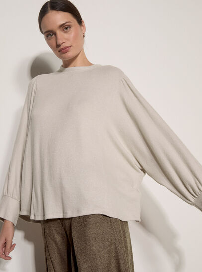 Soft Oversized Batwing Jumper