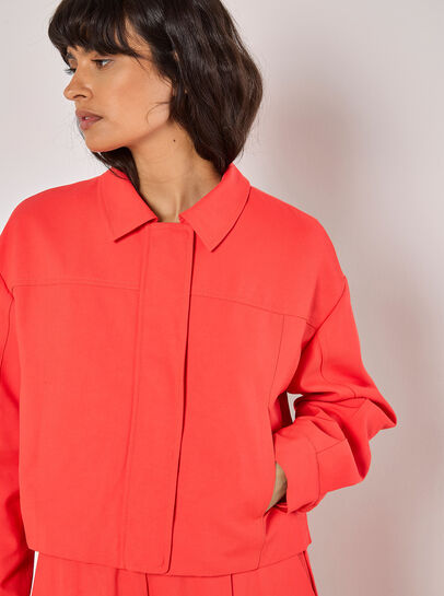 Soft Tailored Cropped Jacket