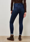 Sienna Skinny Fit Dark Wash Jeans, Navy, large