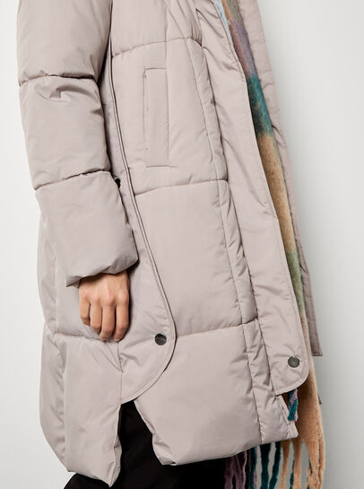 Longline Padded Puffer Coat