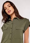Utility Casa Playsuit, Khaki, large