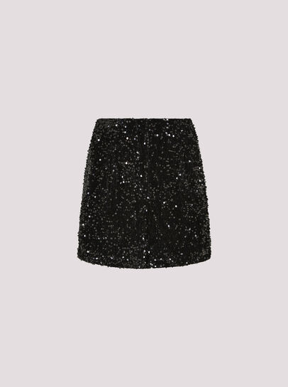 Sequin Velvet Shorts