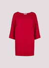 Soft Touch Batwing Top, Red, large