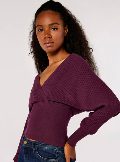 Bar Back Batwing Jumper