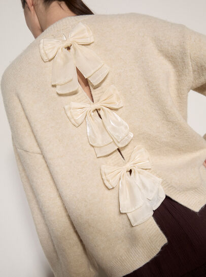 Bow Back Soft Jumper