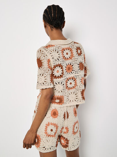Crochet Squares Cardigan