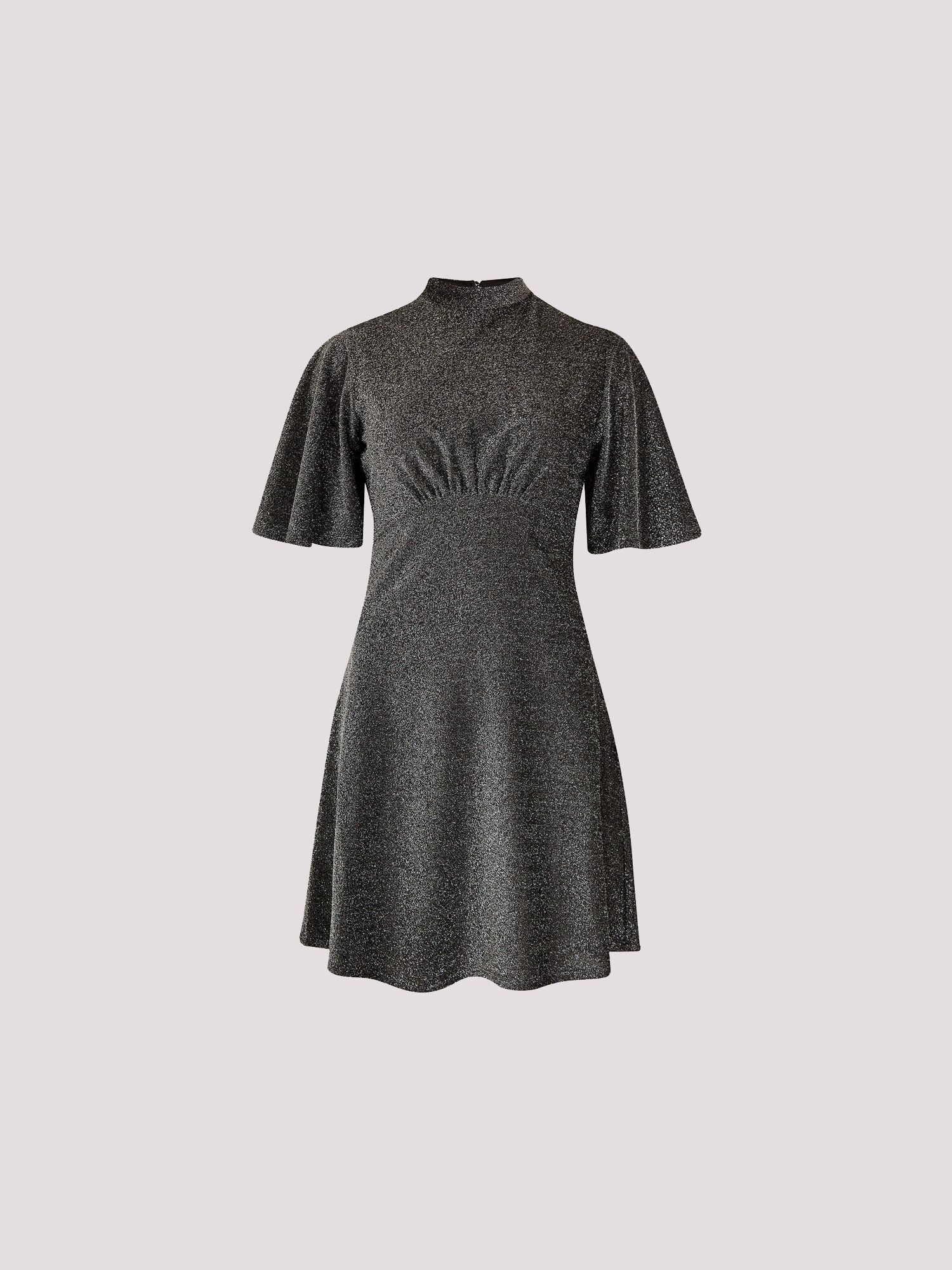適切な価格 Metallic Sparkle Clothing Apricot | Dress Mini Skater ワンピース