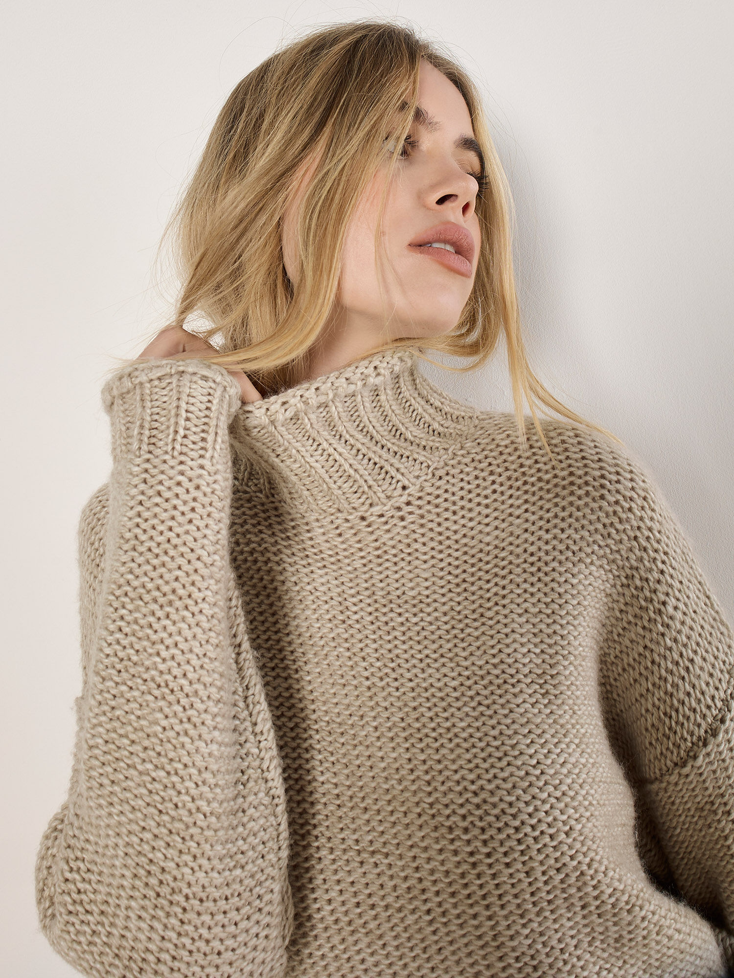Oversized Chunky Knit Jumper | Apricot Clothing