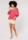 Self Check Smock Top, Pink, large