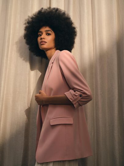 Turn up Sleeve Blazer