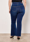 Curve Lola High-Waist Flare Jeggings, Blue, large