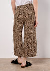 Leopard Print Culottes, Brown, large
