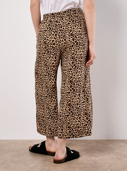 Leopard Print Culottes