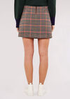 Heritage Warm Mini Skirt, Brown, large