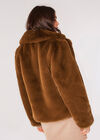Short Opulent Fur Coat, Rust, large
