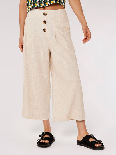 Linen Mix Culotte 