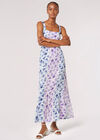 Floral Rose Ombre Camisole Maxi Dress, Cream, large